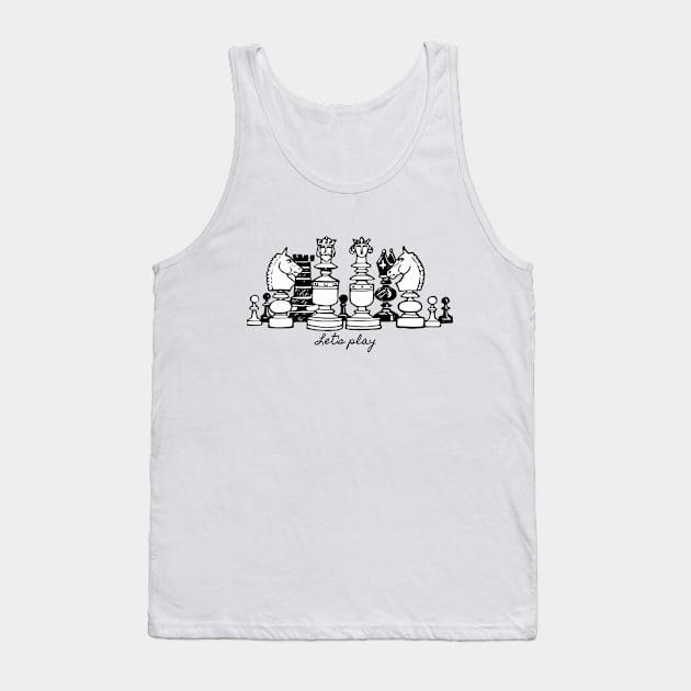 Chess Tank Top by Pipa's design